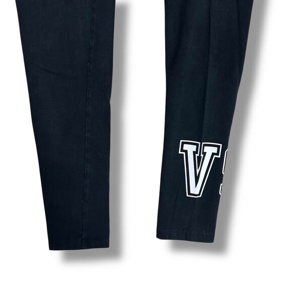 Y2K Victorias Secret Leggings 2 Pair Fold Over Graphic Print Womens Size M Long - Picture 6 of 16